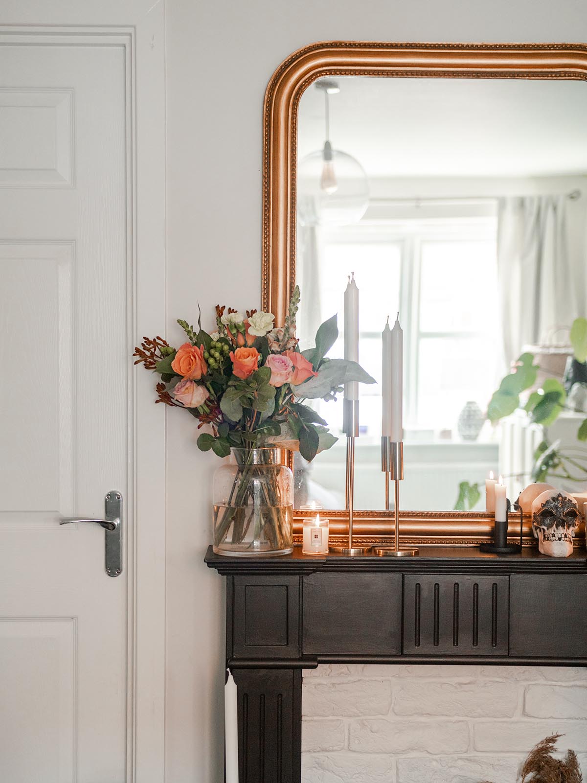 living room makeover interiors lounge design radiant bright colourful gallery wall prints home homeware