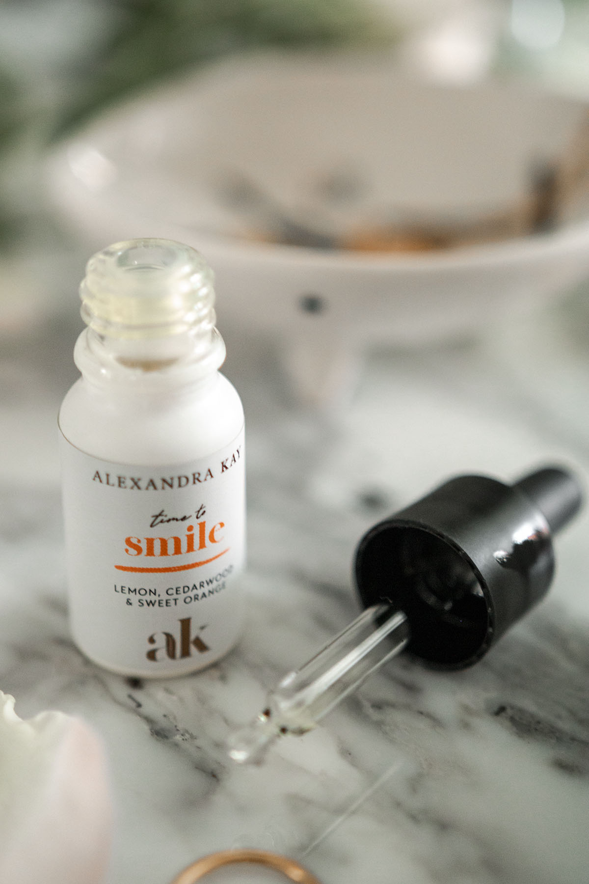 green people alexandra kay time to smile pure essential oil blend flat lay