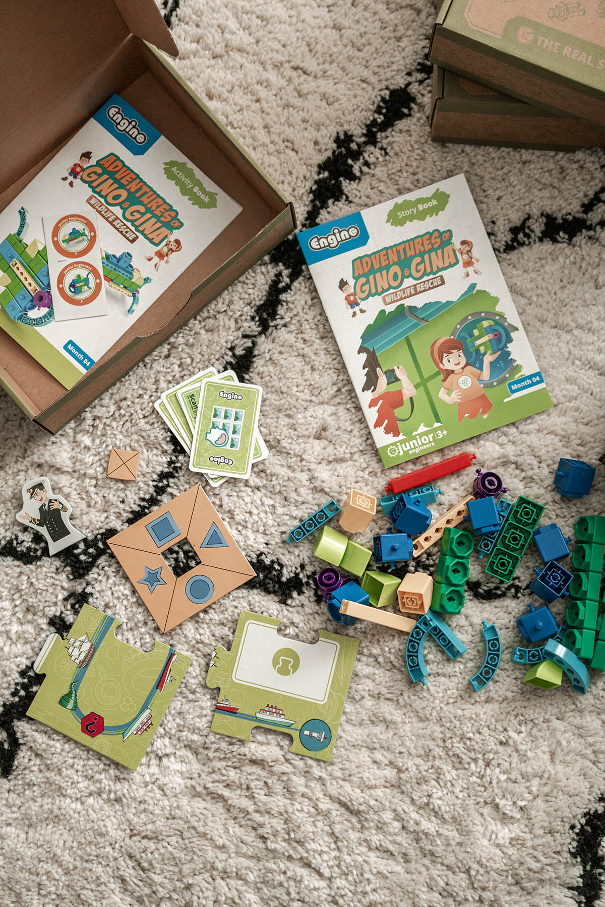 engino toy subscription box kids building children young child