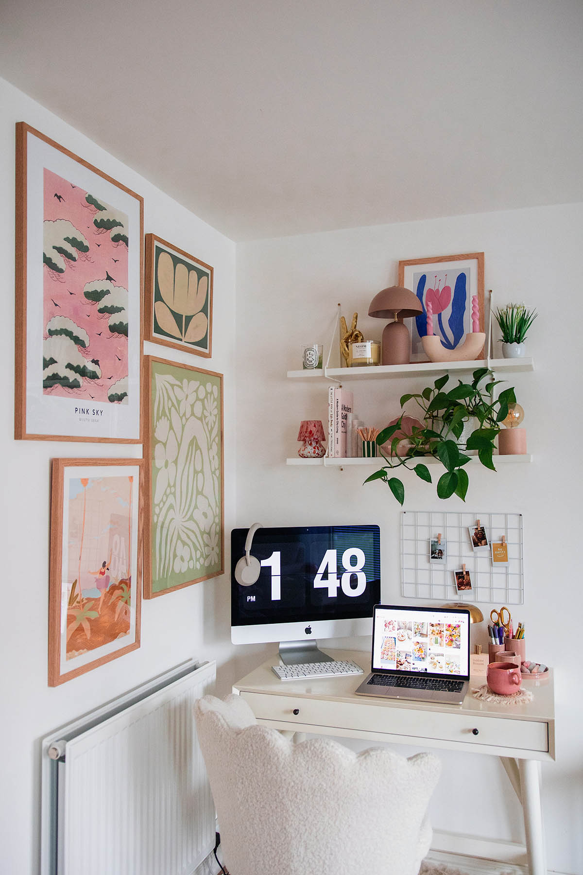 how to create a pretty home office interiors style styling