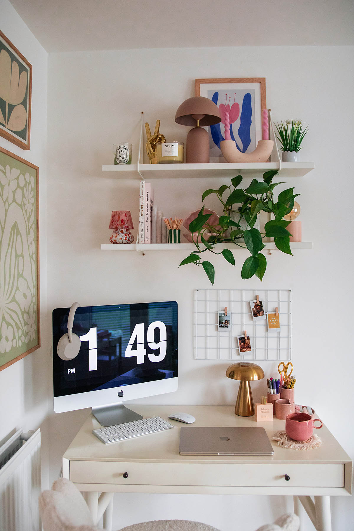 how to create a pretty home office interiors style styling