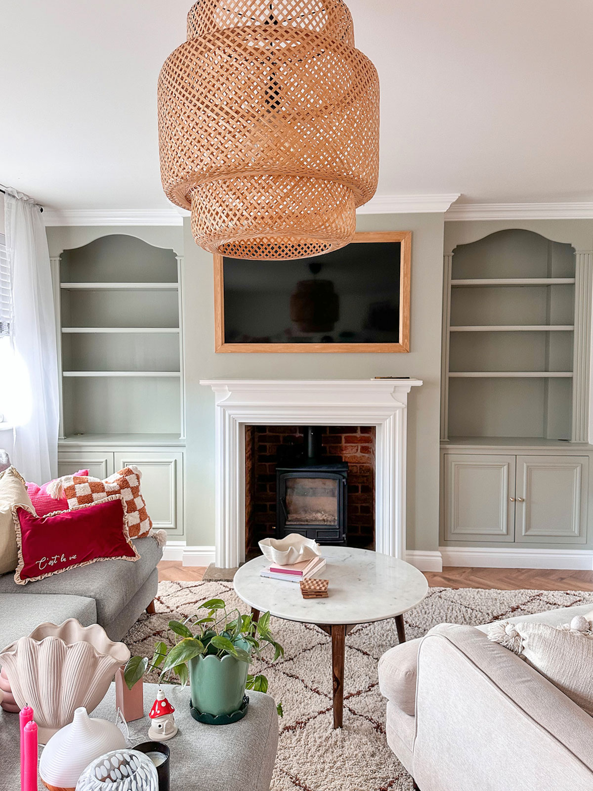 our new build living room transformation with a lob burner installation