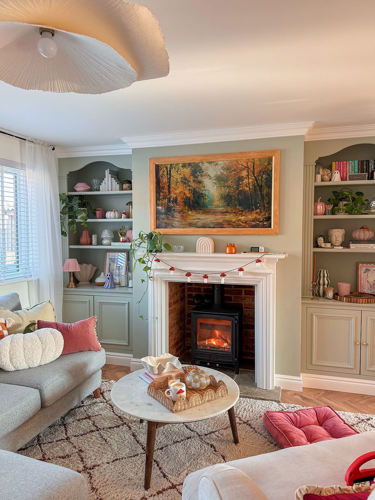 our new build living room transformation with a lob burner installation