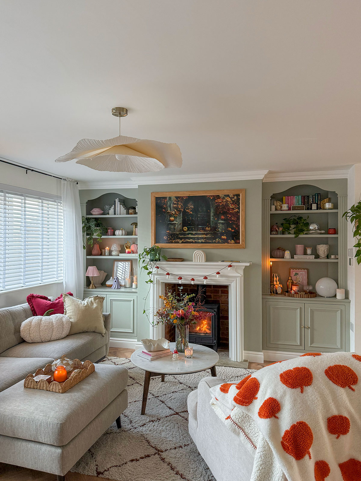 our new build living room transformation with a lob burner installation