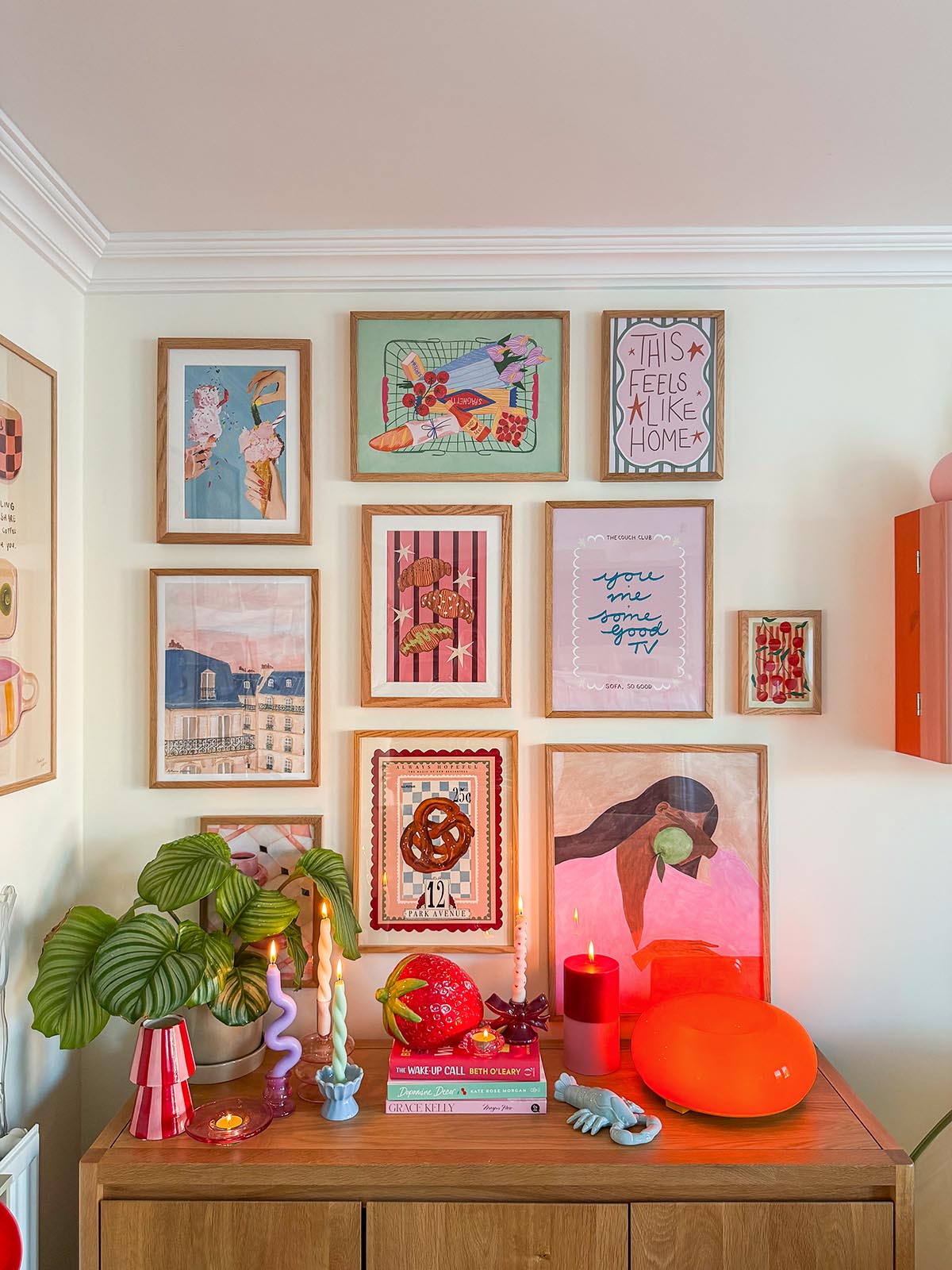 adding colour to a neutral home